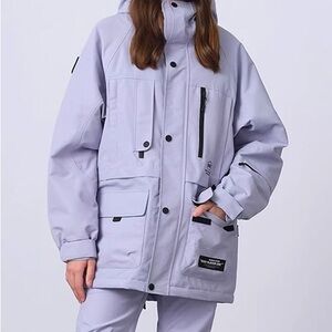 NANDN POLAR EXPLORER SNOWBOARD JACKET, PURPLE - XL